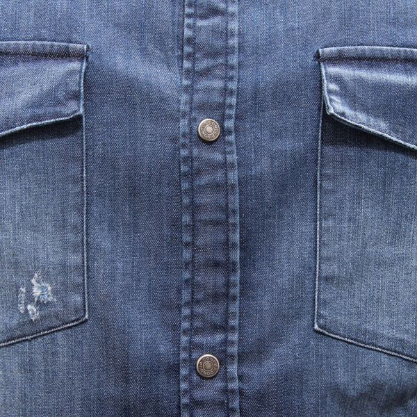 6146AQ camicia uomo DONDUP SLIM FIT man denim shirt