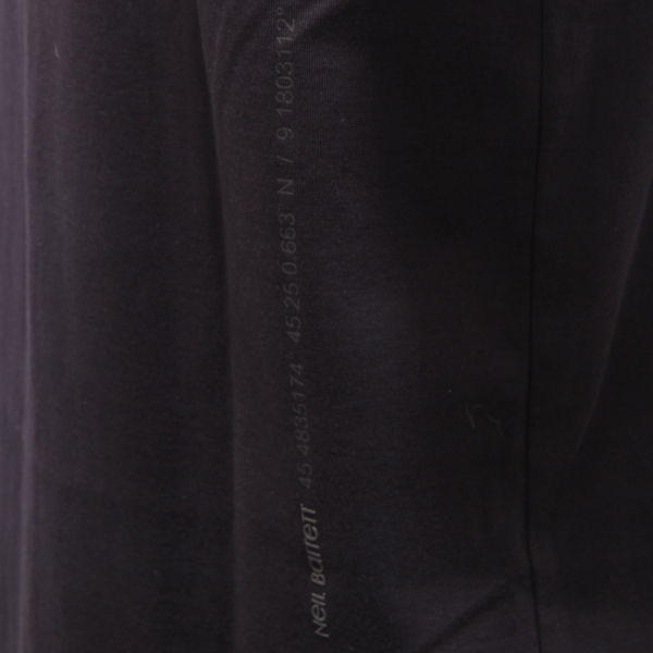 6169AG maglia uomo NEIL BARRETT black/off white cotton t-shirt man