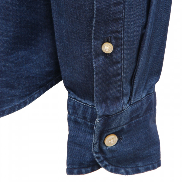 6169AL camicia uomo SONRISA man vintage shirt blue