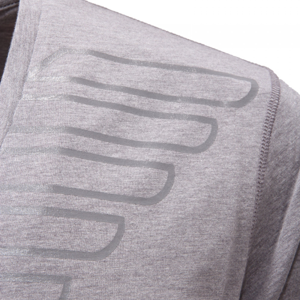 6181AF maglia uomo EMPORIO ARMANI grey cotton v-neck t-shirt men