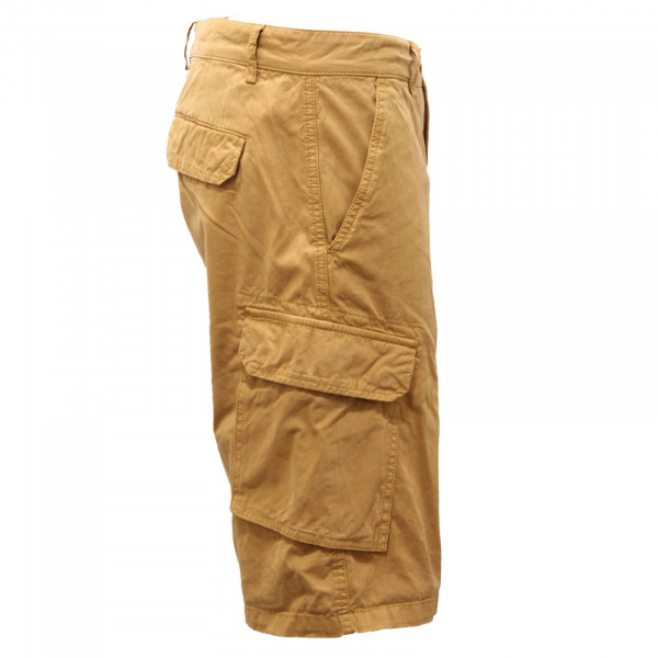 6192AH bermuda uomo LYLE&SCOTT dark beige cotton cargo shorts man