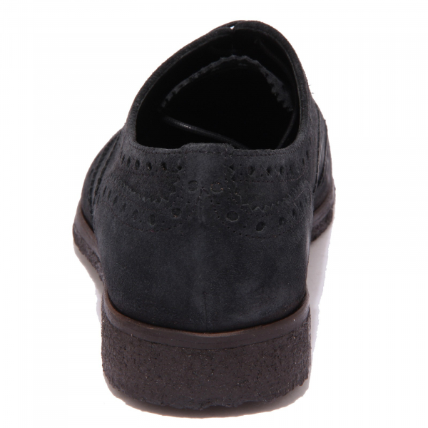 6214R scarpa inglese uomo ALTIERI MILANO scarpe blu/grigio scuro shoe man