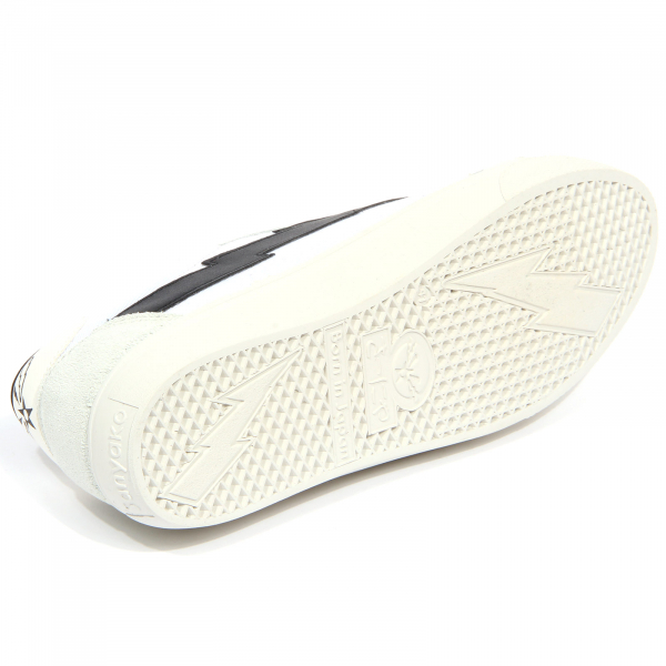 6223AG sneaker uomo SANYAKO off white fabric/suede shoes men