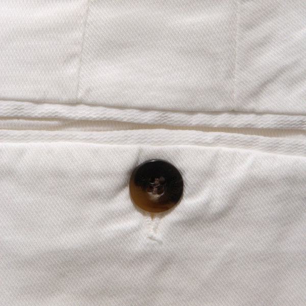 6226AH bermuda uomo BRIGLIA off white textured cotton shorts man