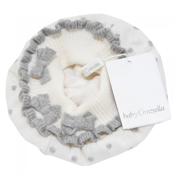 6238I cuffia bimba BABY GRAZIELLA lana merino cappelli hat kids