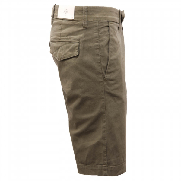 6263AH bermuda uomo ELEVENTY army green cotton shorts man