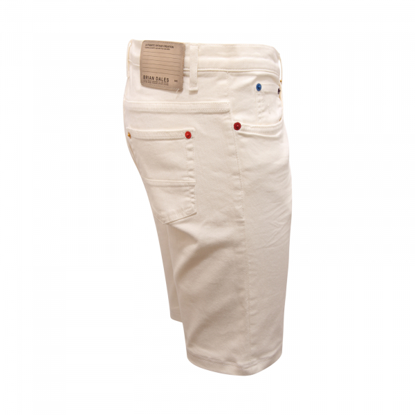 6277AV BERMUDA UOMO BRIAN DALES MAN VINTAGE EFFECT DENIM SHORTS