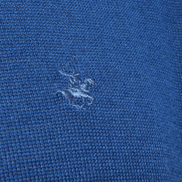 6288K gilet uomo BEVERLY HILLS POLO CLUB blue sleeveless sweater man