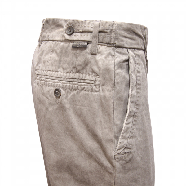 6293AU PANTALONE UOMO D&G DOLCE&GABBANA GARMENT DYED DELAVÈ TROUSERS