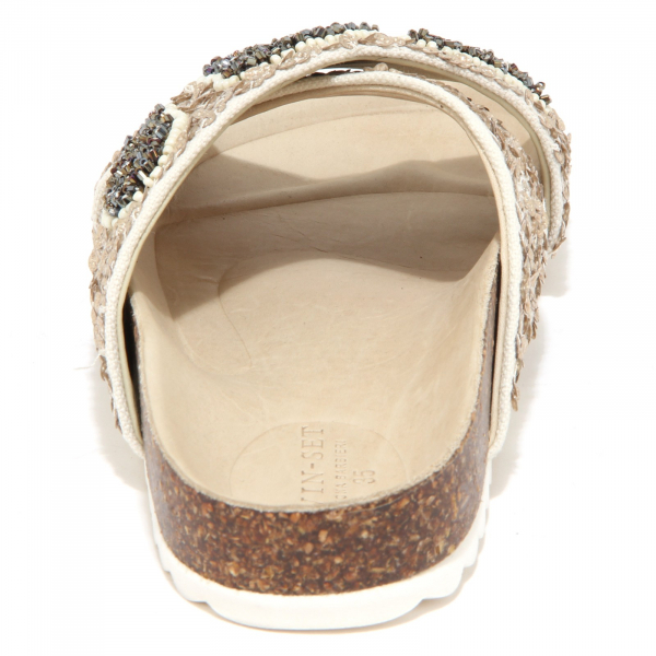 6301N ciabatta TWIN-SET sandali donna sandals women beige