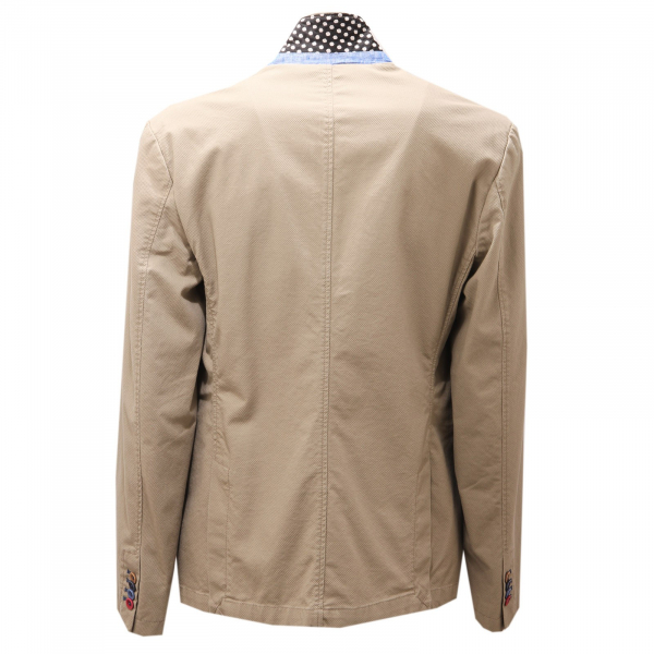 6345AD giacca uomo GAUDI' beige cotton jacket man