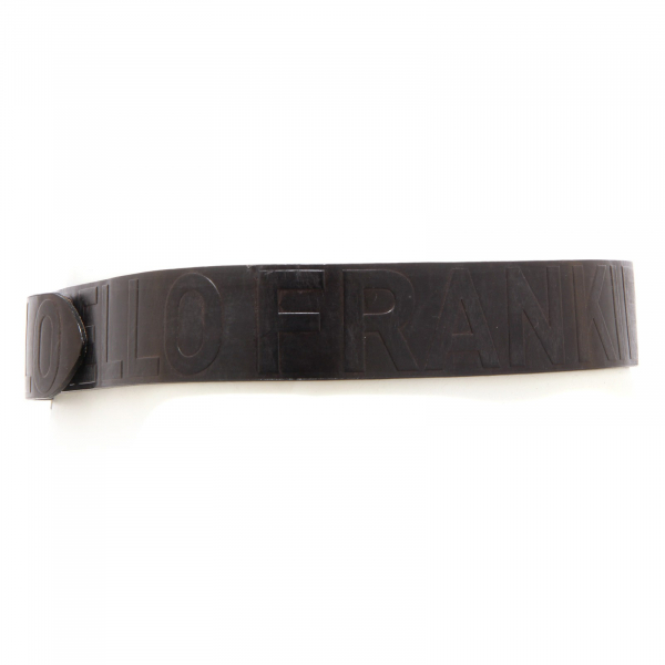 cintura uomo FRANKIE MORELLO VINTAGE EFFECT pelle black belt men