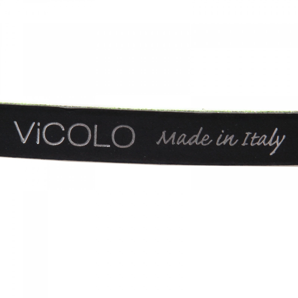 6357AB cintura donna VICOLO green eco leather belt woman