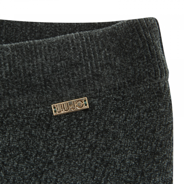 6392AZ PANTALONE IN CINIGLIA BIMBA LIU JO KIDS GIRL CHENILLE TROUSERS