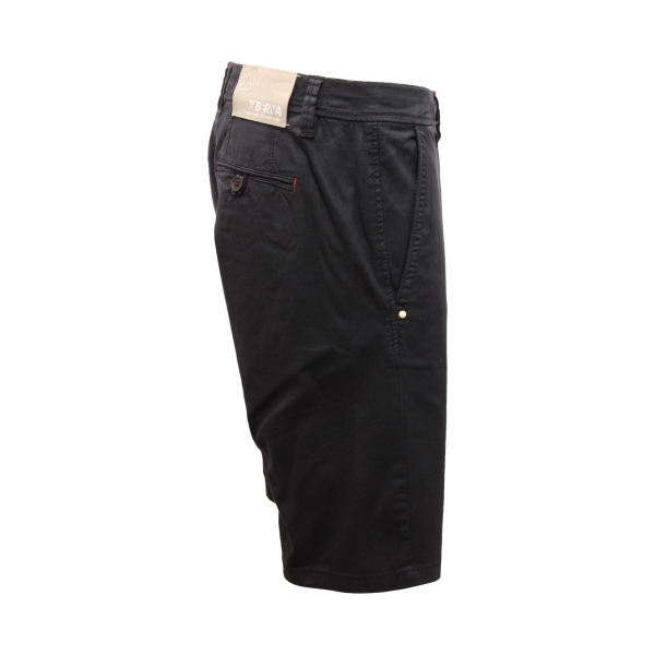 6398AV BERMUDA UOMO BERNA MAN GARMENT DYED SHORTS BLACK