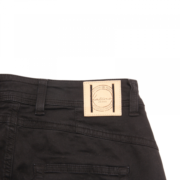 6410AU pantalone 5 tasche donna LATINÒ woman trouser black