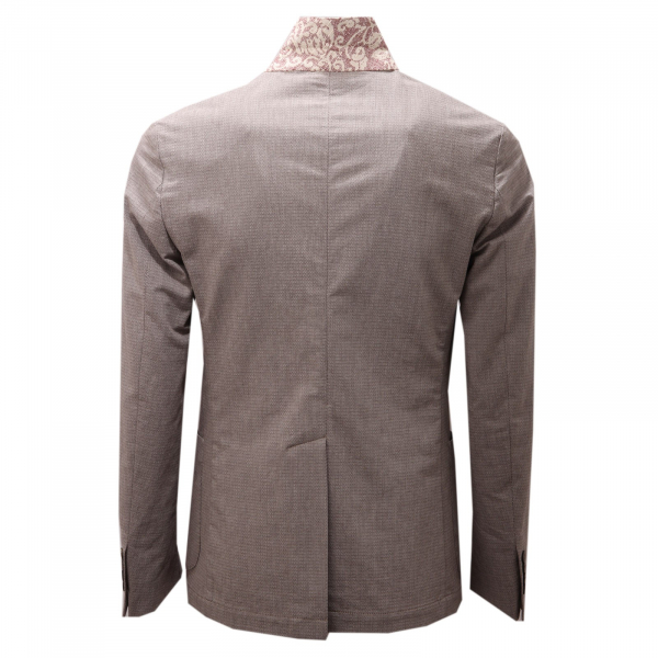 6431AD giacca uomo MESSAGERIE beige/brown cotton jacket man