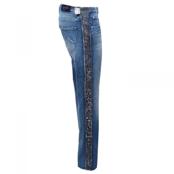 6432AB (NO FOULARD) jeans pantalone donna JACOB COHEN FRAJED trouser woman