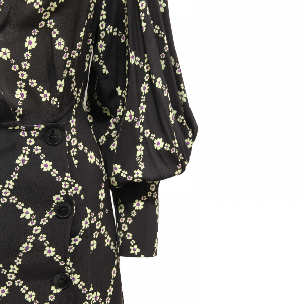 6436AS abito donna GANNI woman dress black