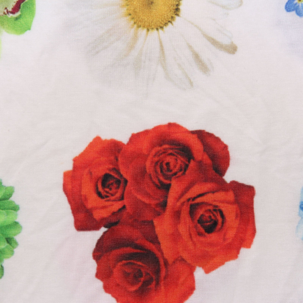 6480AC maglia bimba GIRL MONNALISA white cotton t-shirt kid