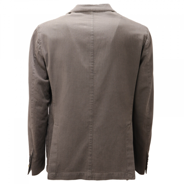6480AD giacca uomo L.B.M.1911 cotton/linen effect vintage jacket man