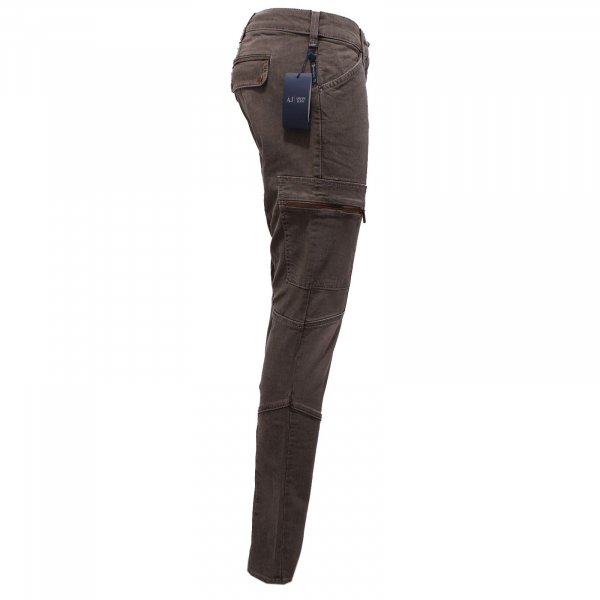 6505Y jeans cargo donna brown delave' ARMANI JEANS trouser woman