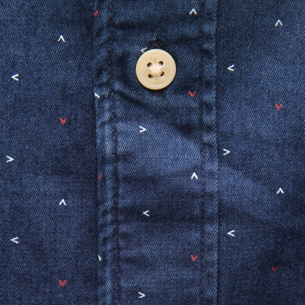 6506AR camicia uomo SELECTED HOMME man SLIM shirt blue