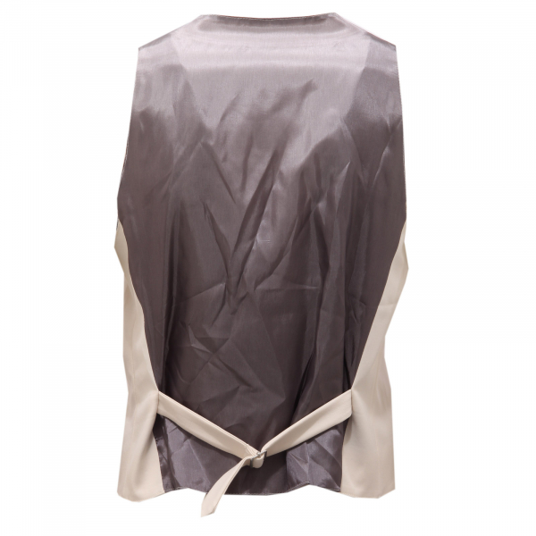 6513AG gilet uomo  IMPERIAL off white/grey waistcoat men