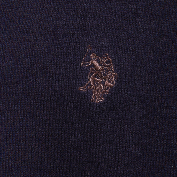 6553K gilet cardigan U.S. POLO ASSN. uomo  blue sleeveless sweater man