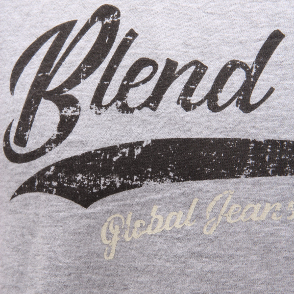 6565AE maglia uomo BLEND grey printed cotton t-shirt man