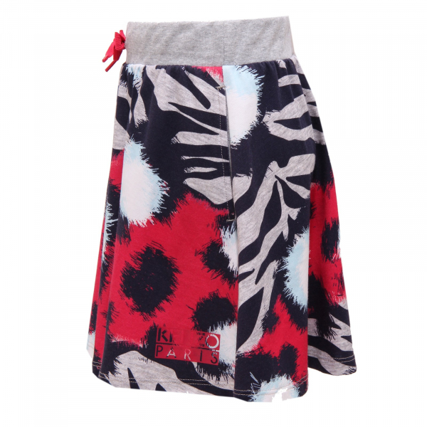 6589K gonna bimba GIRL KENZO KIDS multicolor cotton skirt