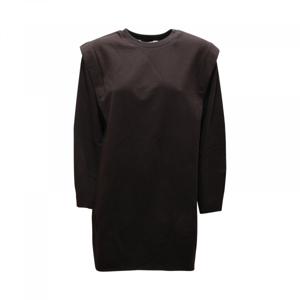 6604AQ felpa maxi donna ANONYME DESIGNERS woman sweatshirt black