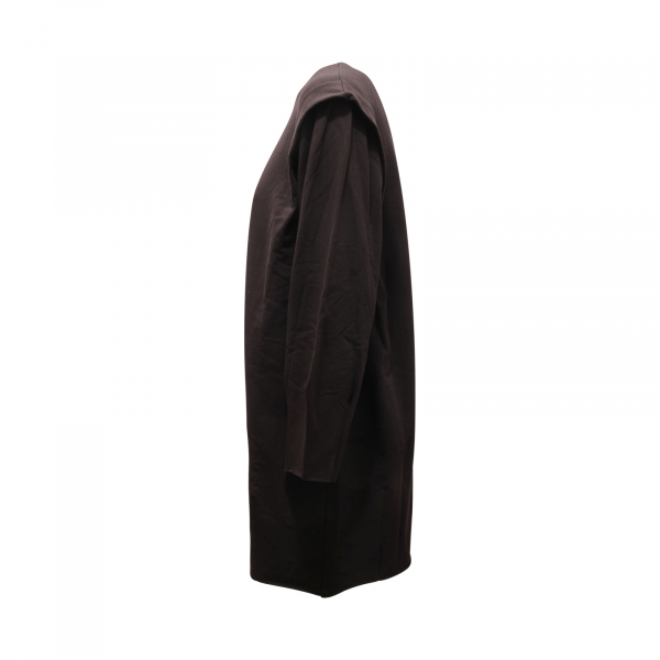 6604AQ felpa maxi donna ANONYME DESIGNERS woman sweatshirt black