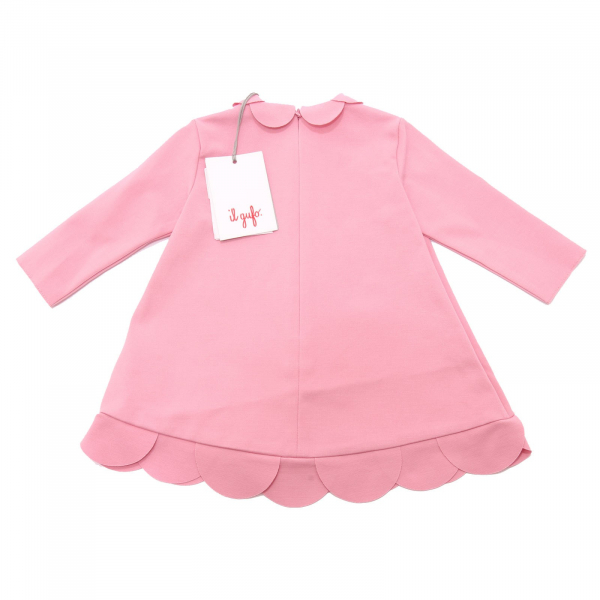 6610AC abito bimba girl IL GUFO pink dress kid