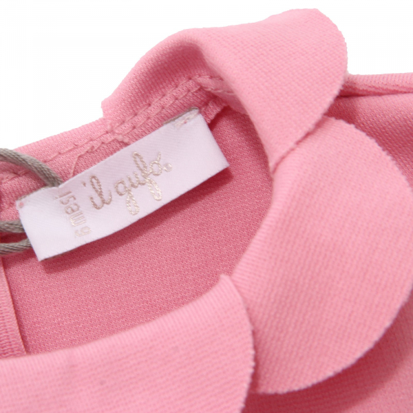 6610AC abito bimba girl IL GUFO pink dress kid