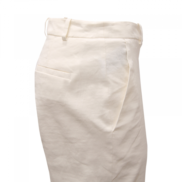 6610AS pantalone donna PINKO PLAZA woman linen blend trousers