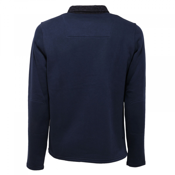 6612F felpa polo blu CYCLE COTONE maglia uomo sweatshirt men
