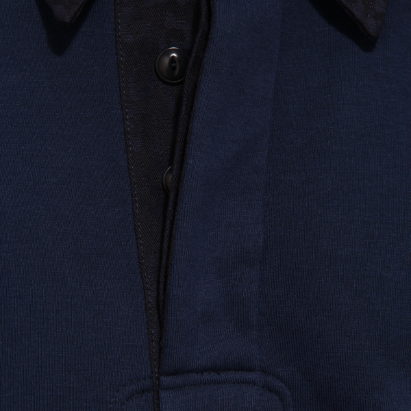 6612F felpa polo blu CYCLE COTONE maglia uomo sweatshirt men