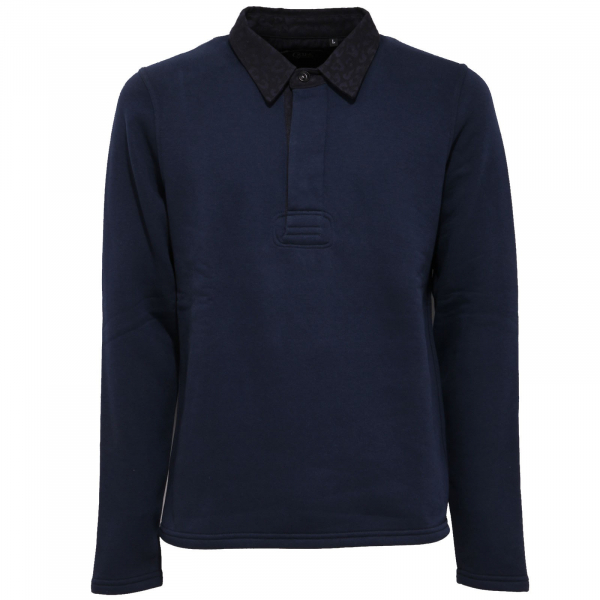 6612F felpa polo blu CYCLE COTONE maglia uomo sweatshirt men