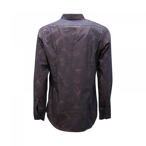 6615AR camicia uomo S.L.56 man shirt blue