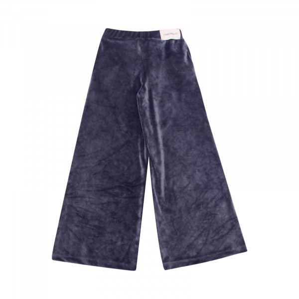 6631AZ PANTALONE IN CINIGLIA BIMBA HINNOMINATE KIDS GIRL CHENILLE TROUSERS