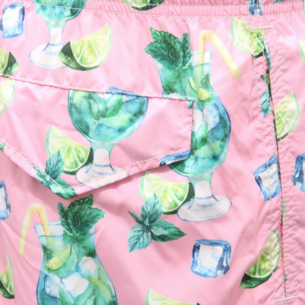 6632AH costume boxer uomo MC2 SAINT BARTH pink beachwear man