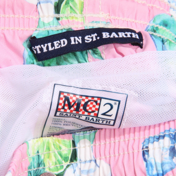 6632AH costume boxer uomo MC2 SAINT BARTH pink beachwear man