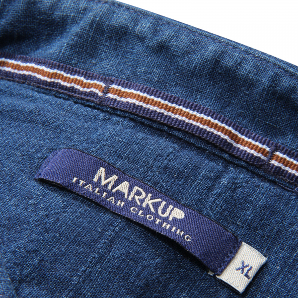 6639AP camicia uomo MARKUP man cotton/linen shirt