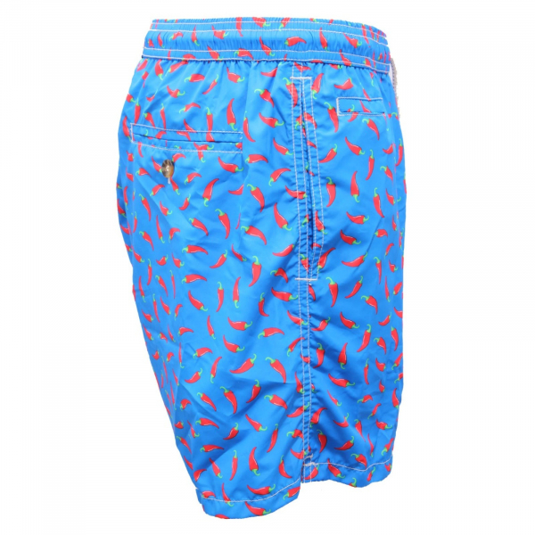 6640AH costume boxer uomo MC2 SAINT BARTH bluette beachwear man