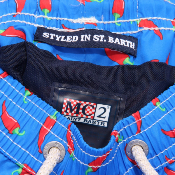 6640AH costume boxer uomo MC2 SAINT BARTH bluette beachwear man