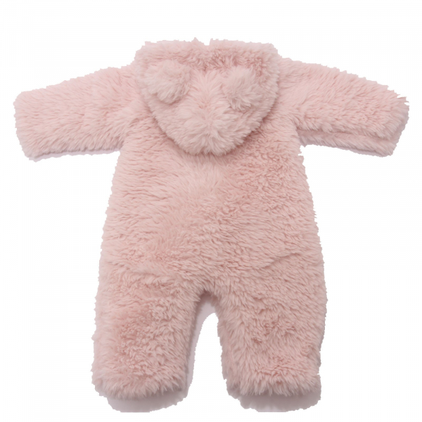6645AC tuta ecopelliccia GIRL NANAN tutona pink eco fur suit