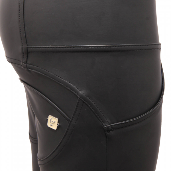 6646AM pantalone donna FREDDY woman vegan leather trousers black
