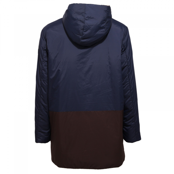 6646J giubbotto uomo OOF OOFWEAR REVERSIBLE blue/brown jacket man