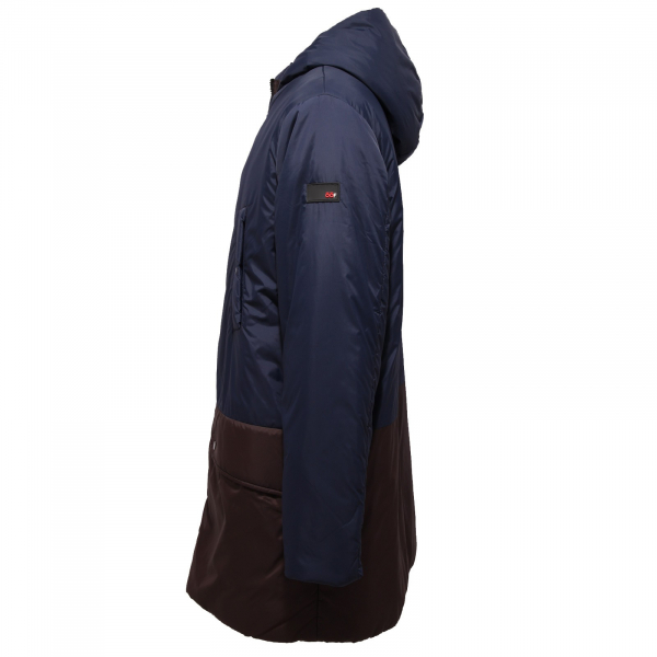 6646J giubbotto uomo OOF OOFWEAR REVERSIBLE blue/brown jacket man
